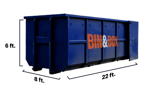 large dumpster rental container image
